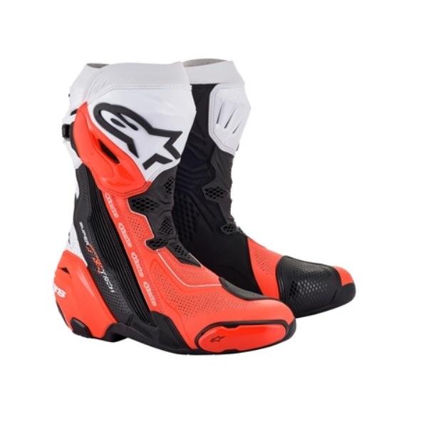 SUPERTECH R VENTED（レーシングブーツ） 124 BLACK WHITE RED FLUO 42 