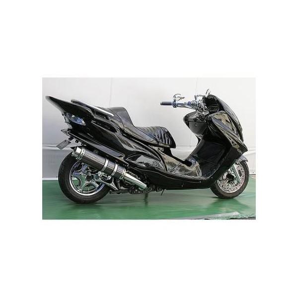 マジェスティ125（MAJESTY） GGタイプマフラー BSタイプ ブラック