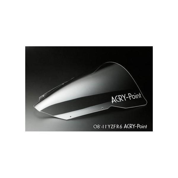 レーシングタイプスクリーン クリア アクリポイント（ACRY-Point） YZF-R6（08〜11年）