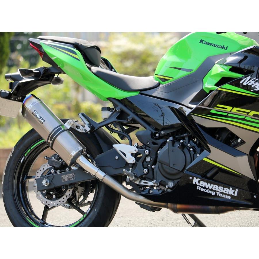SS-OVAL スリップオンマフラー ソリッドタイプ WR'S（ダブルアールズ） Ninja250（ニンジャ）18年