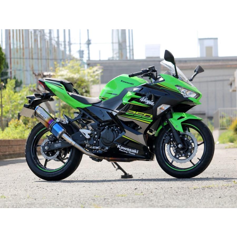 Ninja250(ニンジャ)18年 SS-OVAL スリップオンマフラー 焼き色 Ninja250(ニンジャ)18年 SS-OVAL スリップオンマフラー 焼き色