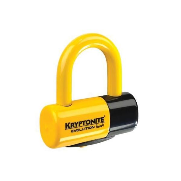 EV4 レコード盤鍵を掛ける（黄色） KRYPTONITE（クリプトナイト） 盗難防止用品-車、バイク、自転車