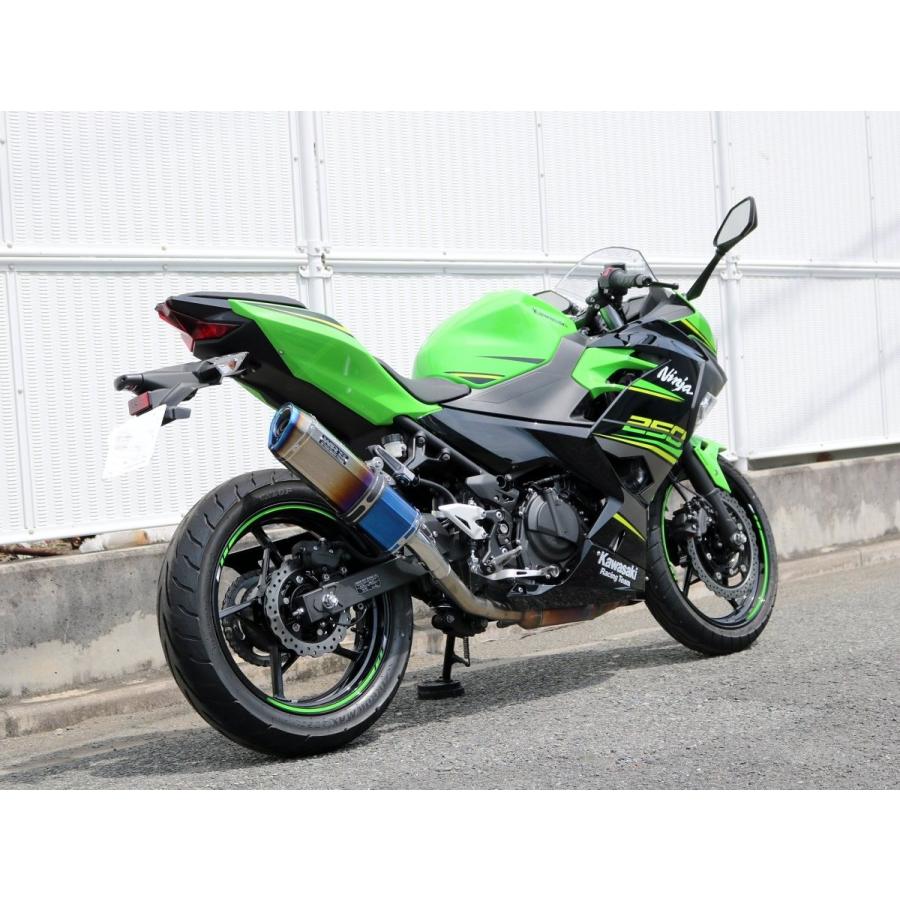 Ninja400(ニンジャ)18年 SS-OVAL スリップオンマフラー 焼き色 Ninja400(ニンジャ)18年 SS-OVAL スリップオンマフラー 焼き色