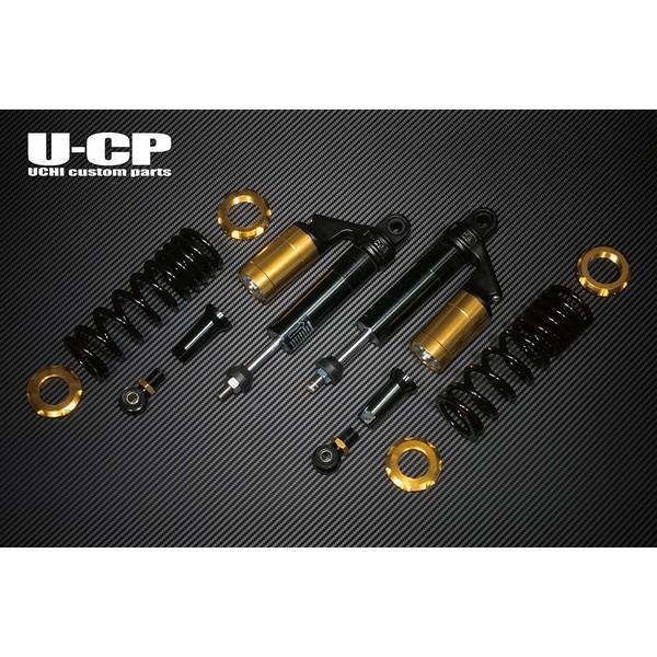 ZRX1200R/S リアサスペンション（ブラック/ゴールド） U-CP