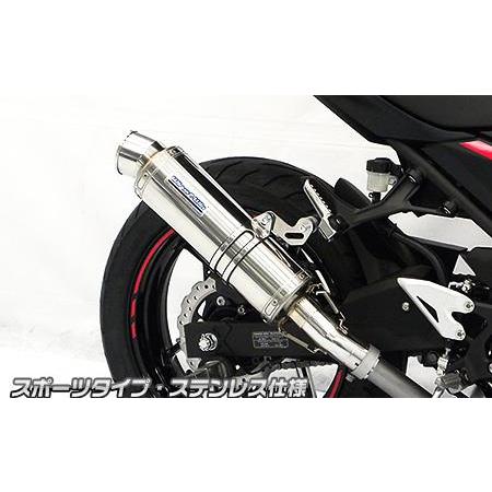 むね WirusWin（ウイルズウィン） Ninja250（8BK-EX250Y） スリップオン