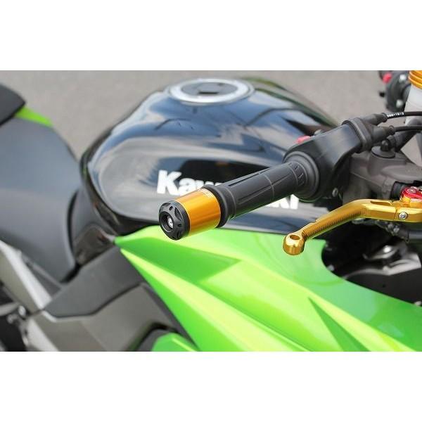 ZRX1200 DAEG（ダエグ） ハンドルバーエンド ゴールド SSK SPEEDRA