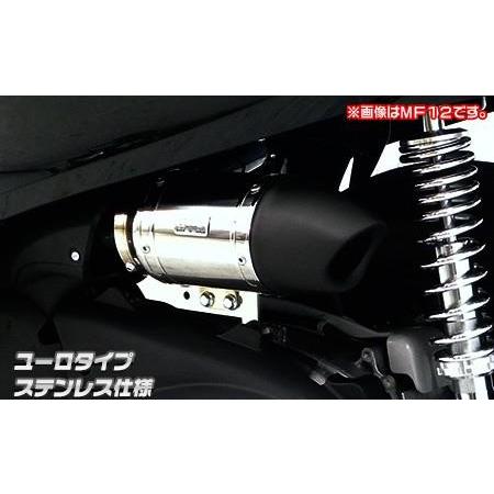 サイレンサー型エアクリーナーキット ユーロタイプ ステンレス仕様 ウイルズウィン（WirusWin） フォルツァ（2BK-MF13）