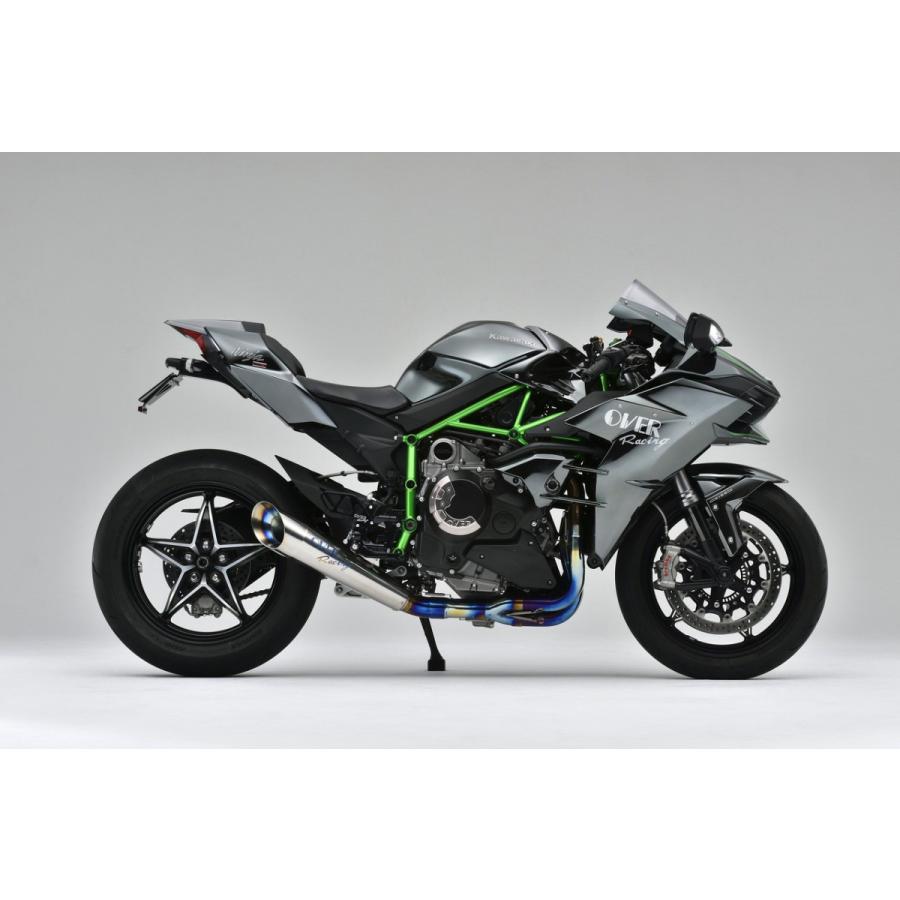 Ninja H2（15年） レーシングチタン メガホンマフラー 4-2-1 OVER 