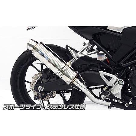 スリップオンマフラー スポーツタイプ ステンレス仕様 ウイルズウィン（WirusWin） CB250R（2BK MC52） :000081 W4 210107 064:バイク メンテ館