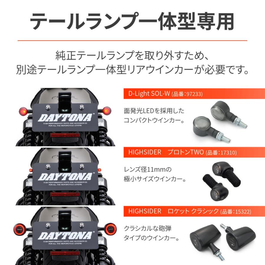 テールランプ一体型ウインカー取付キット DAYTONA(デイトナ テールランプ一体型ウインカー取付キット DAYTONA(デイトナ
