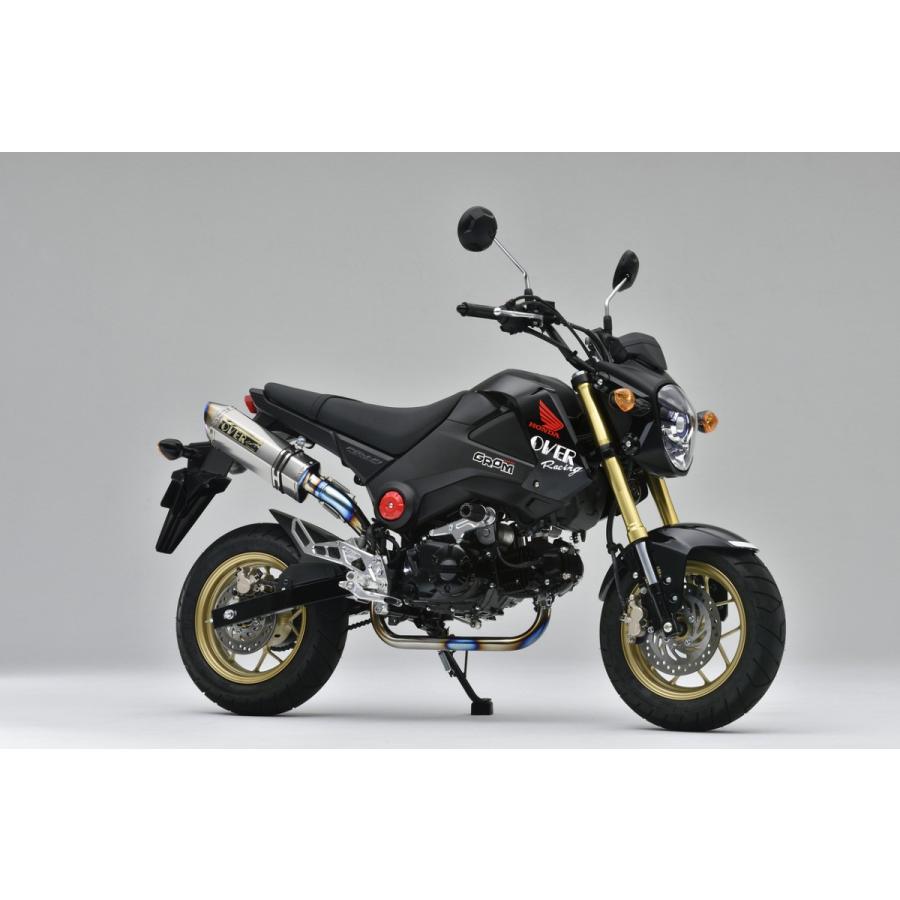 GROM（グロム） TT-Formula RS フルチタンマフラー アップタイプ OVER