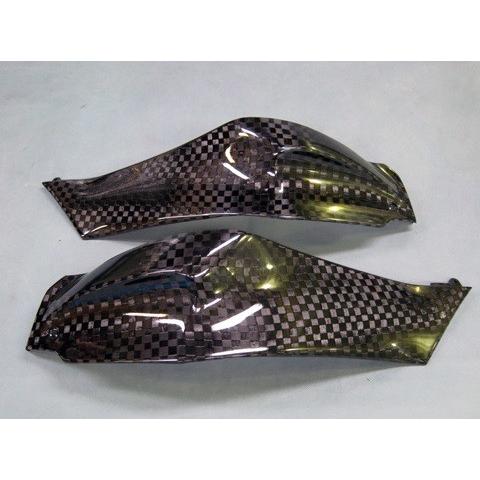 タンクサイドカバー左右セット FRP 黒(FB) A-TECH(エーテック) ZX-10R(16年〜)