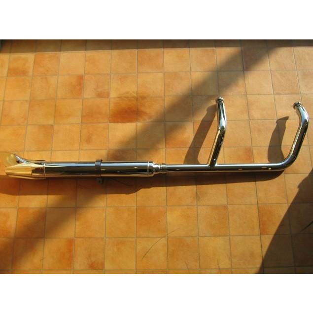 クラシック2in1マフラー(フィッシュ) KENTEC（ケンテック） シャドウ