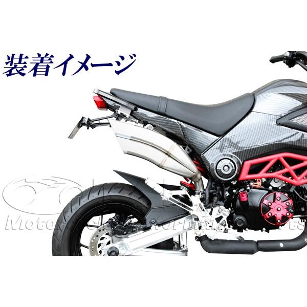 ツインスクエア スリップオンマフラー 田中商会 GROM（グロム）/MSX125の画像
