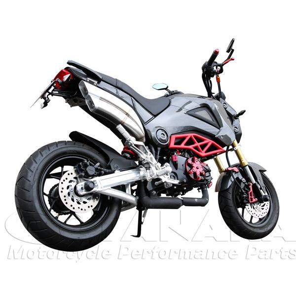 ツインスクエア スリップオンマフラー 田中商会 GROM（グロム）/MSX125の画像