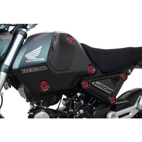 グロム JC61 レース シート ゼッケンカウル ハンドルストッパー アルフィン GROMパーツ通販 グロム JC61 レース シート ゼッケンカウル