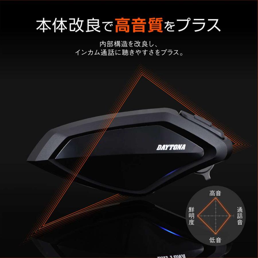 DT-01+ (ディーティーオーワン プラス) 1台セット インカム 6人通話 