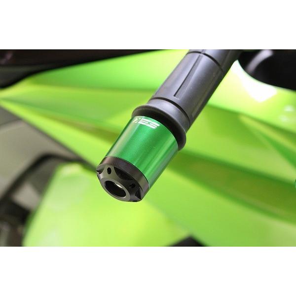 ZX-14R（12〜15年） アルミハンドルバーエンド ブラック SSK SPEEDRA