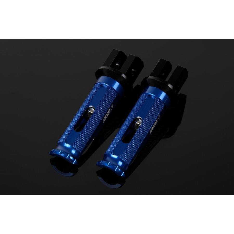 アルミ削り出しステップ レーシングタイプ（取付部 ブラック/ステップ