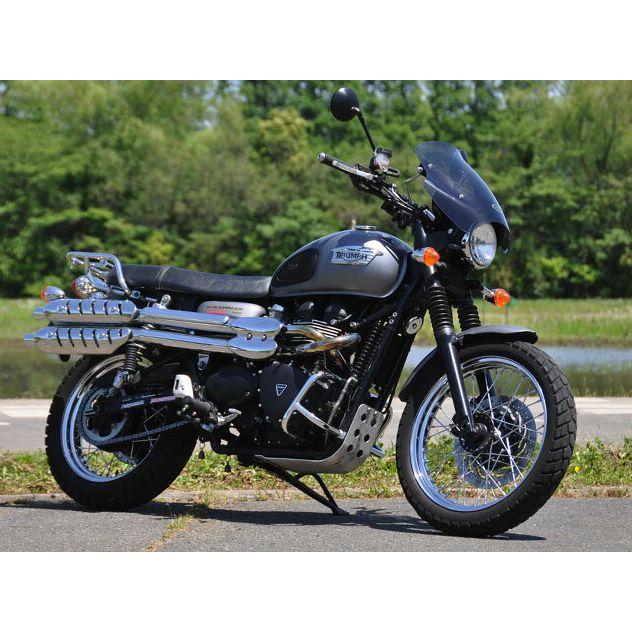 TRIUMPH Scrambler（06〜07年） ガイラシールド Sタイプ スモーク