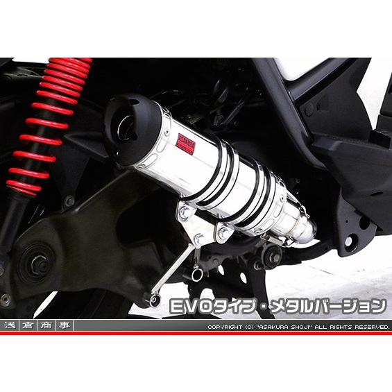 ビーウィズ（BWS125）LPRSE45 DDRタイプマフラー EVOタイプ メタルバージョン ASAKURA（浅倉商事）の画像