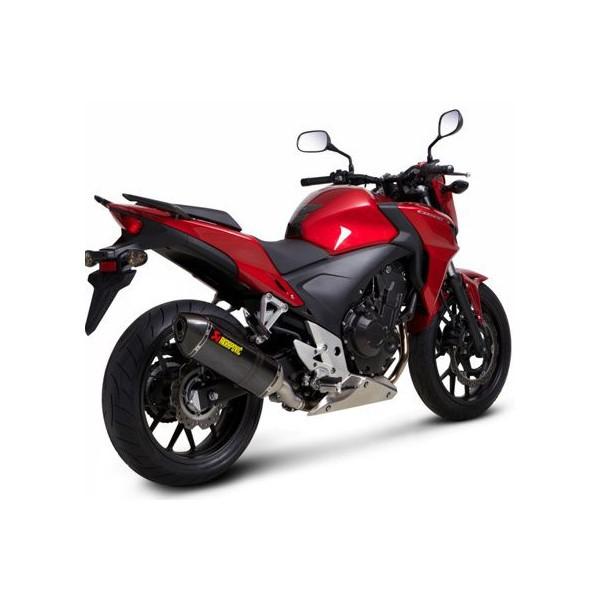 CBR500R（13年） e1タイプスリップオンマフラー カーボン（カーボンエンド） AKRAPOVIC（アクラポヴィッチ）