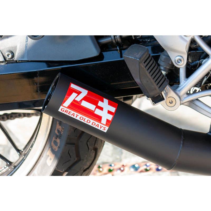 手曲げショート管マフラー（1ピース） JMCA認証（車検対応仕様） PMC