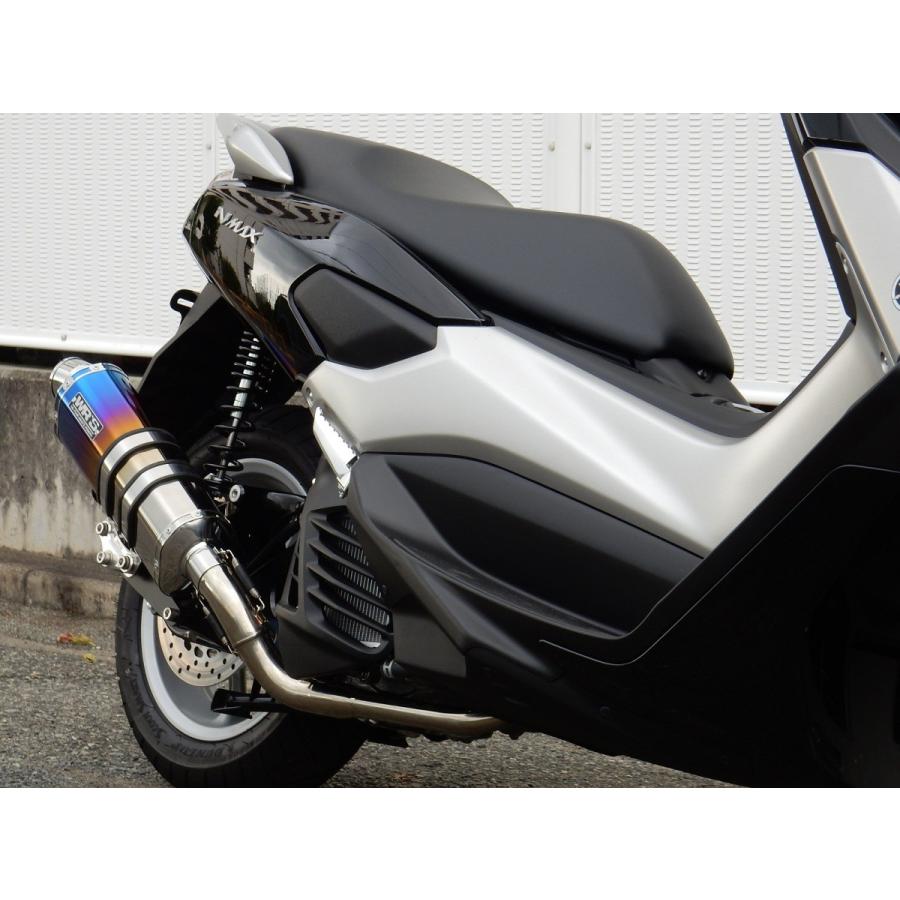 NMAX（エヌマックス）SE86J チタンオーバル 焼き色 フルエキゾースト