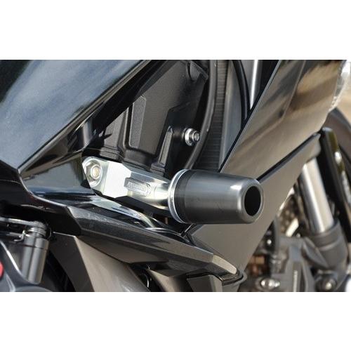 レーシングスライダー フレーム ロゴ無 ジュラコン(R)/ブラック AGRAS（アグラス） Ninja1000（ニンジャ）17年