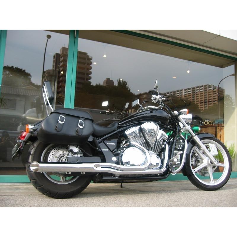 VT1300cx KENTEC スラッシュカット2in1マフラー90φ