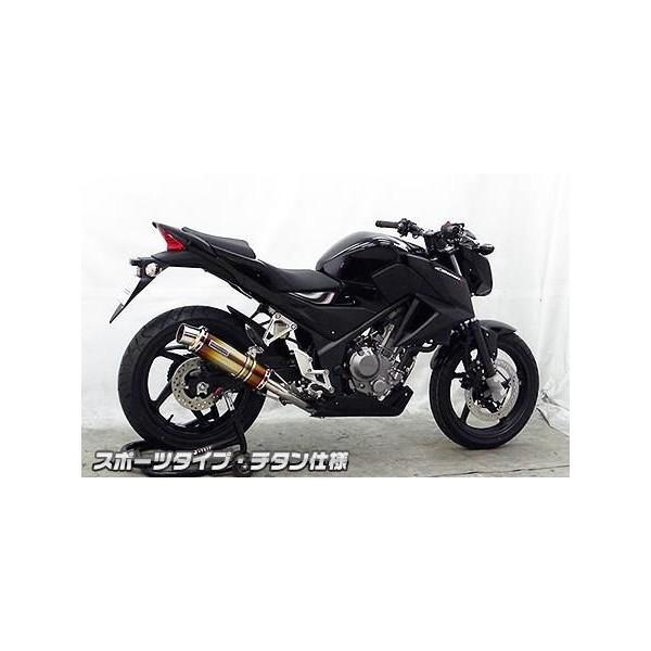 CB250F（14年〜） ダイナミックマフラー スポーツタイプ チタン仕様 ウイルズウィン（WirusWin）の画像