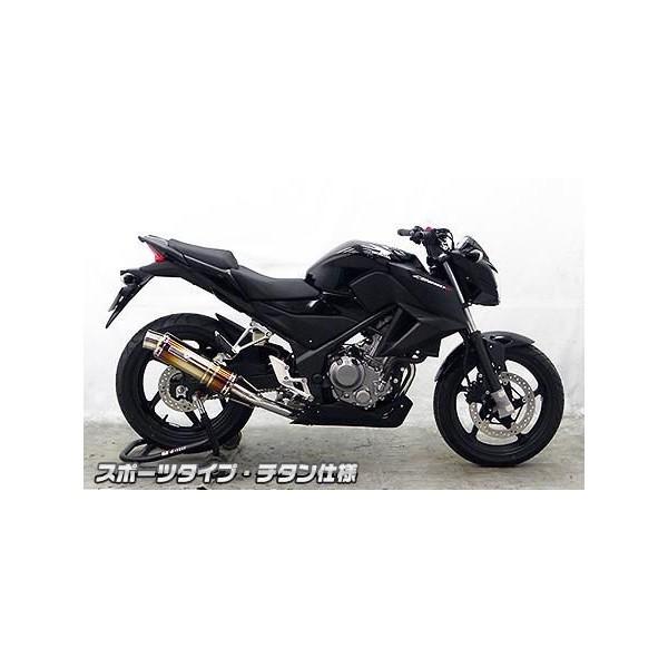 CB250F（14年〜） ダイナミックマフラー スポーツタイプ チタン仕様 ウイルズウィン（WirusWin）の画像