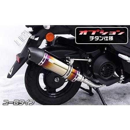 JOG125　ウイルズウィンロイヤルマフラー ユーロタイプ ロイヤルマフラー ユーロタイプ チタン仕様 ウイルズウィン（WirusWin