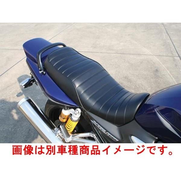 ZRX1200 カスタムシート ロール・ブラック 40mmダウン WORKS QUALITY