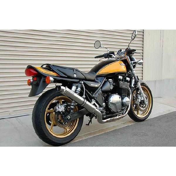 ゼファー1100（ZRT10A） R-EVOチタンソリッドロング チタンフルエキマフラー 4-2-1 BMS-R（ビームス）