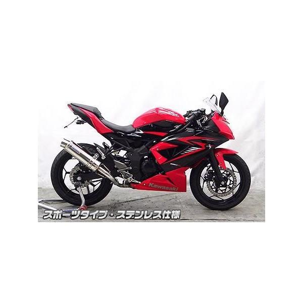 Ninja250SL（ニンジャ250SL） スリップオンマフラー スポーツタイプ 