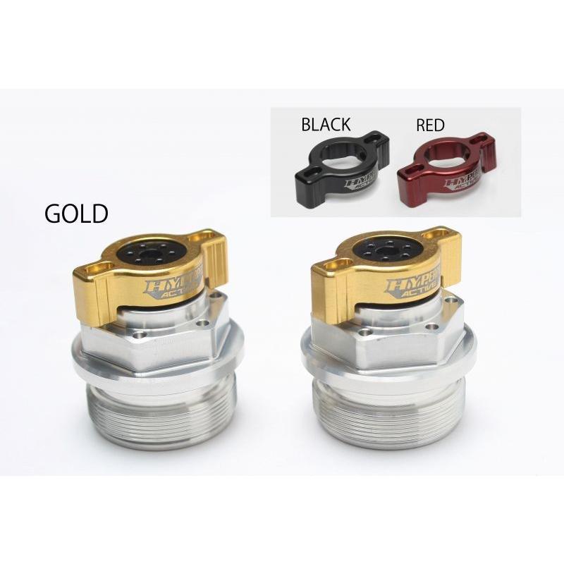 純正フロントフォーク用プリロードアジャスター レッド ハイパープロ