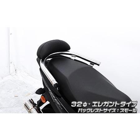 バックレスト付き 32φタンデムバー エレガントタイプ バック バックレスト付き 32φタンデムバー エレガントタイプ バック