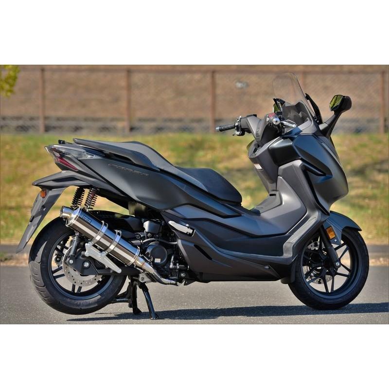 フォルツァ（MF13） R-EVO マフラー SMB（スーパーメタルブラック