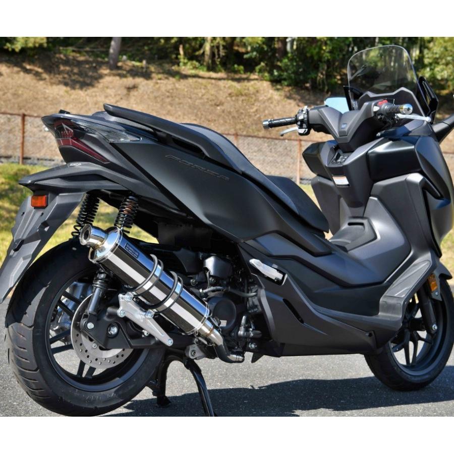 フォルツァ（MF13） R-EVO マフラー SMB（スーパーメタルブラック