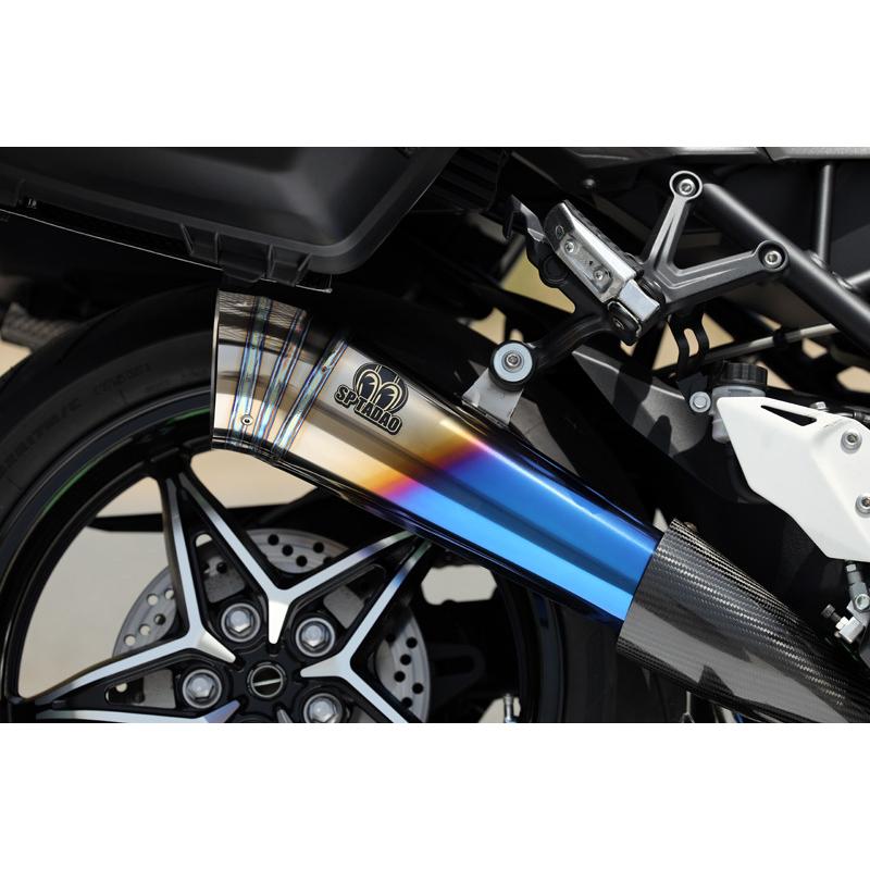POWERBOXメガホン チタンブルー SP忠男(SP TADAO) Ninja H2 SX POWERBOXメガホン チタンブルー SP忠男(SP TADAO) Ninja H2 SX