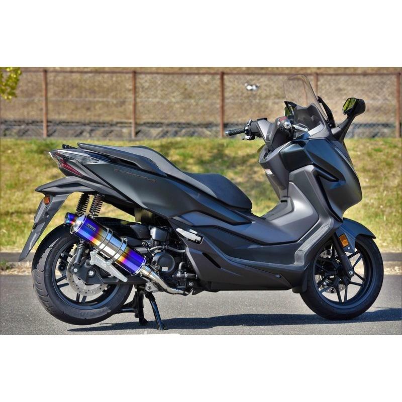 R-EVO マフラー ヒートチタンサイレンサー 政府認証 BMS-R（ビームス） フォルツァ（MF13）