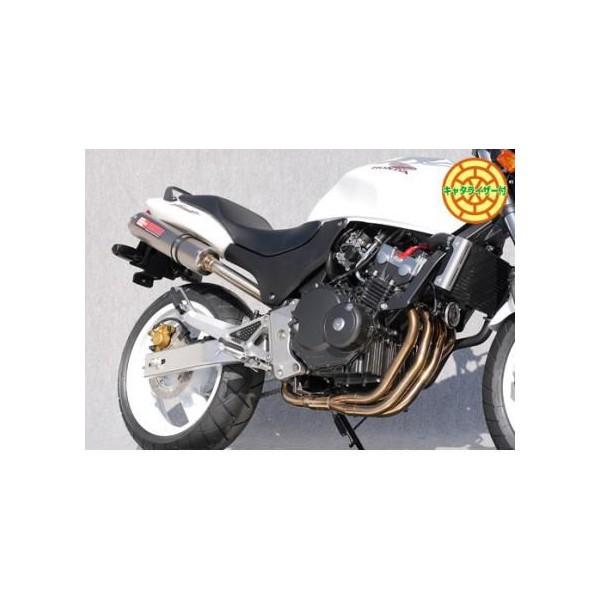 SPEC-A ステンレスマフラー4-1チタンサイレンサー YAMAMOTO RACING（ヤマモトレーシング） ホーネット250（HORNET）の画像