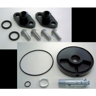 オイルクーラーキット取り出しセット #8 ブラック ACTIVE（アクティブ