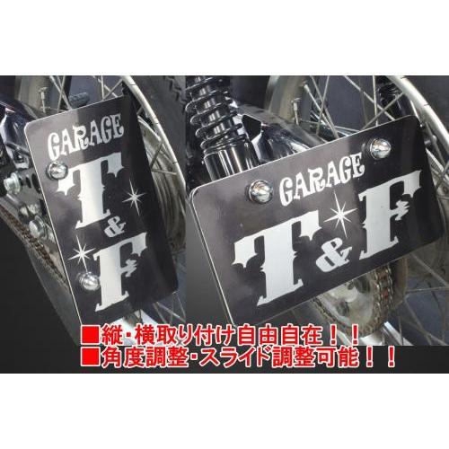 SR400 サイドナンバーキット ガレージT＆F : バイク メンテ館 - 通販