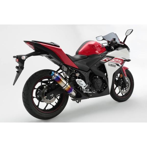 YZF-R25（JBK-RG10J/2BK-RG43J）〜2018年 R-EVOヒートチタンマフラー