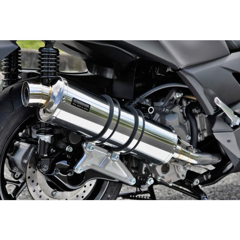 R-EVO マフラー ステンレスサイレンサー 政府認証 BMS-R（ビームス） XMAX250（2BK-SG42J）18年
