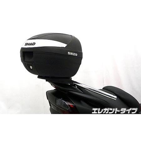 スカイウェイブ　cj43a タンデムバー　レスト　草加市 浅倉商事：CJ43スカイウェイブ250用 バックレスト付きタンデムバー