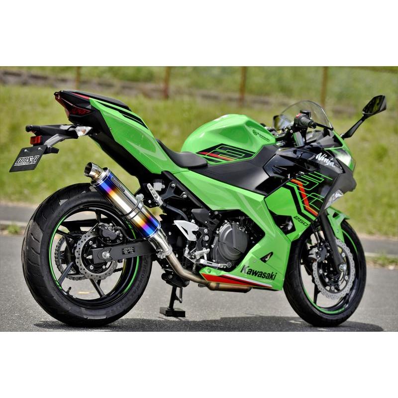 Ninja250（ニンジャ250）18年 R-EVO マフラー スリップオンマフラー ヒートチタンサイレンサー 政府認証 BMS-R（ビームス）｜hamashoparts｜09