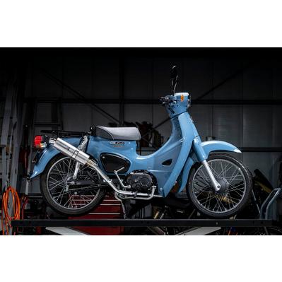 スーパーカブ110(JA44)チタンフルエキマフラー SUS UP チタンサイレンサーマフラー YAMAMOTO RACING（ヤマモト
